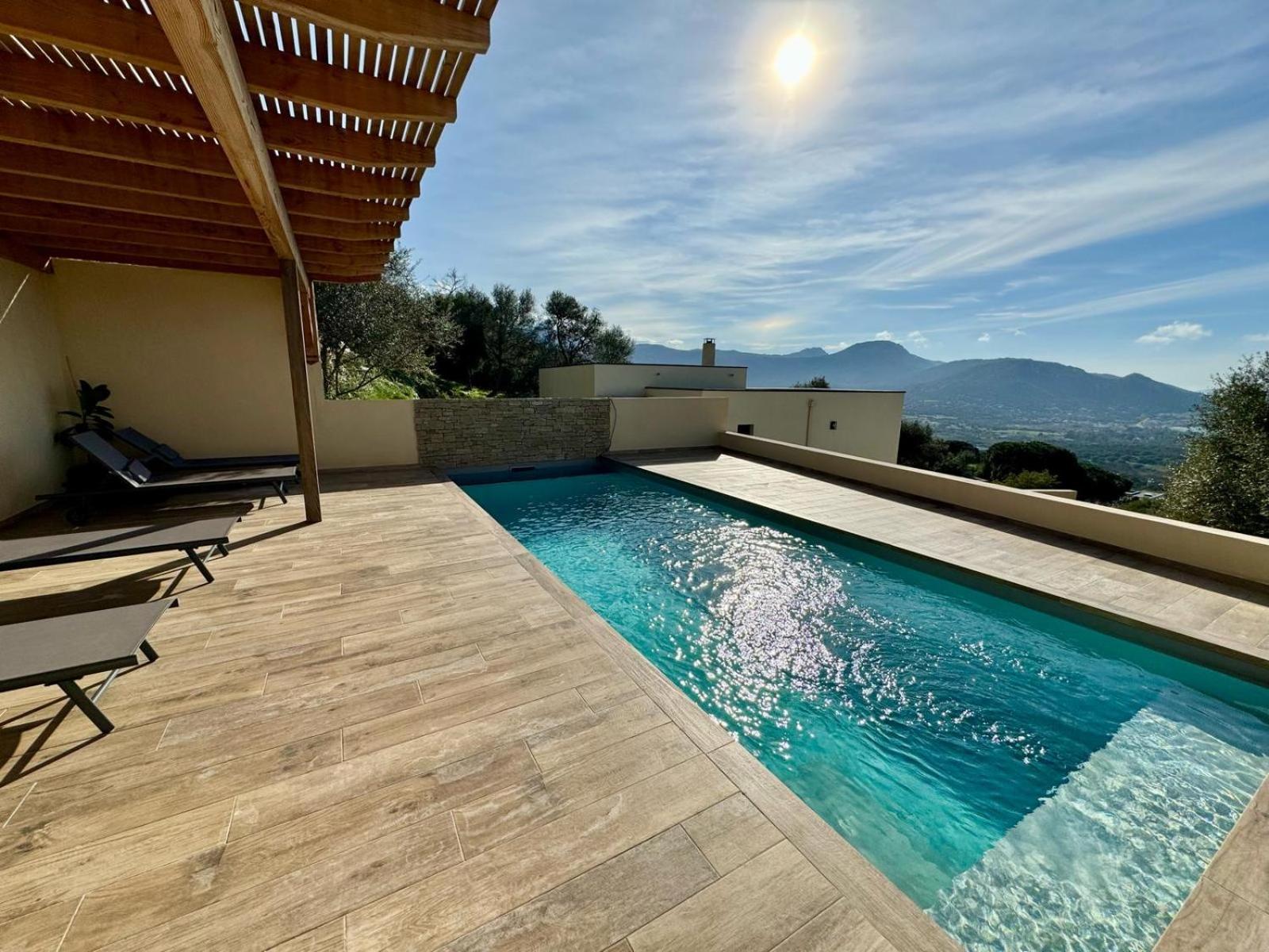 Super Villa Moderne Corbara Vue Mer Buitenkant foto