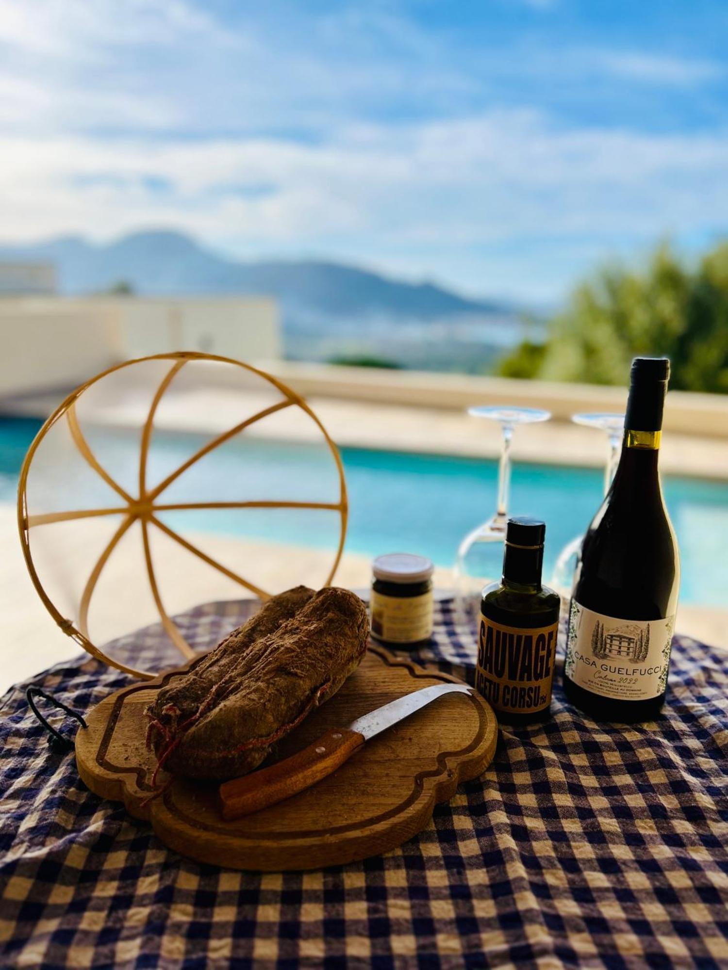 Super Villa Moderne Corbara Vue Mer Buitenkant foto