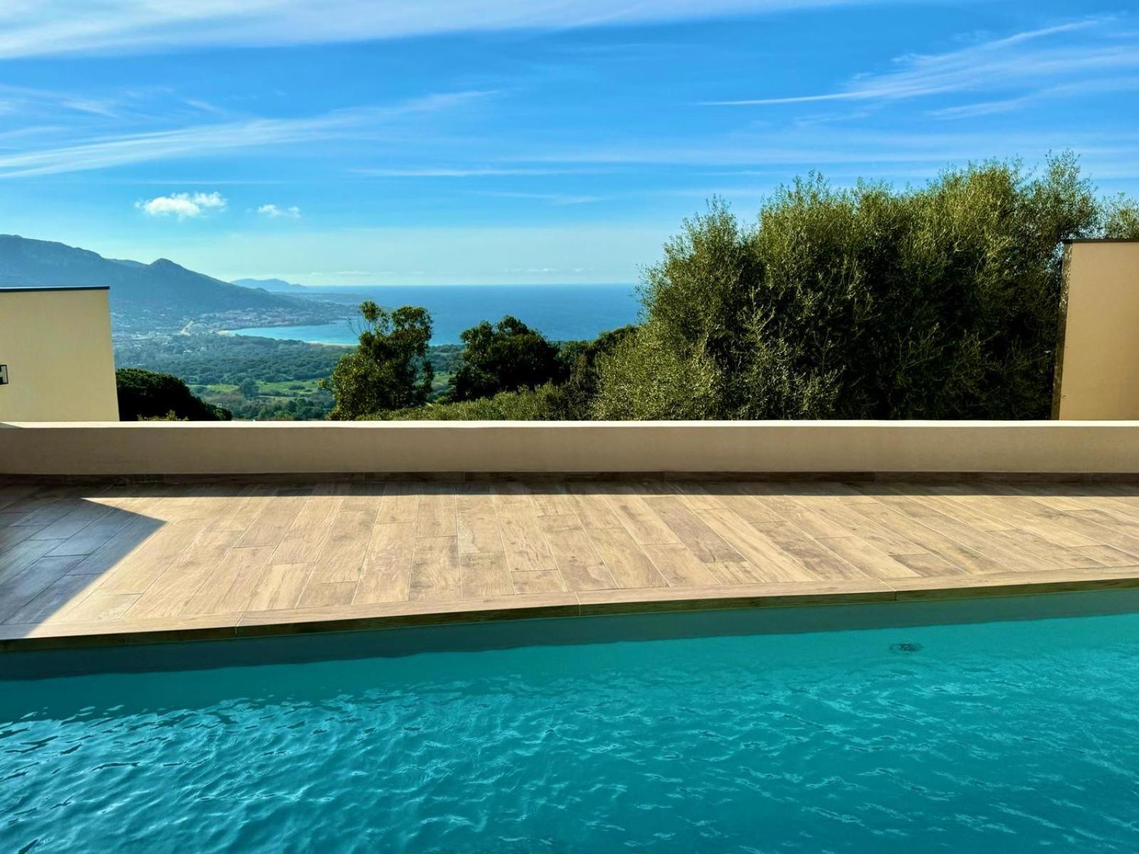 Super Villa Moderne Corbara Vue Mer Buitenkant foto