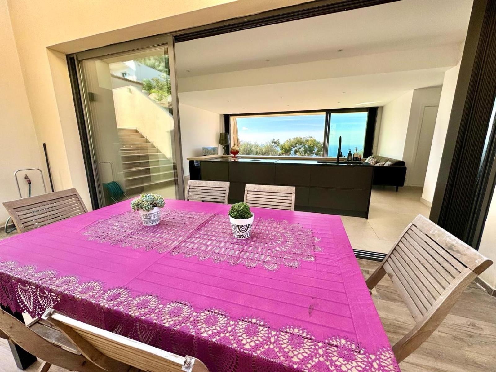 Super Villa Moderne Corbara Vue Mer Buitenkant foto