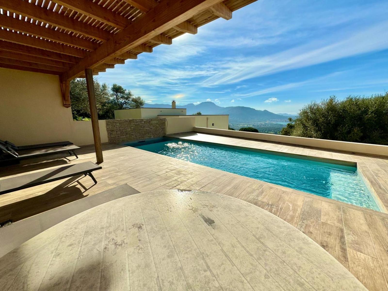 Super Villa Moderne Corbara Vue Mer Buitenkant foto